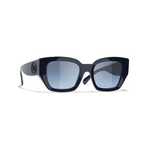 chanel blue square sunglasses|chanel square sunglasses for women.